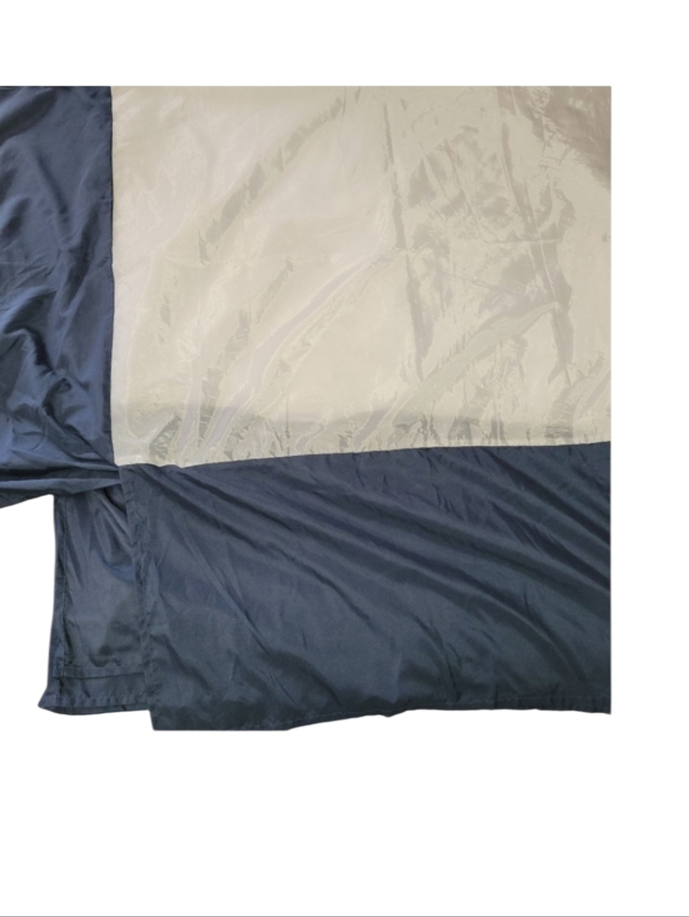 Intelligent Design Full Size Tailored Split Cornered Navy Bed Skirt 14" Drop